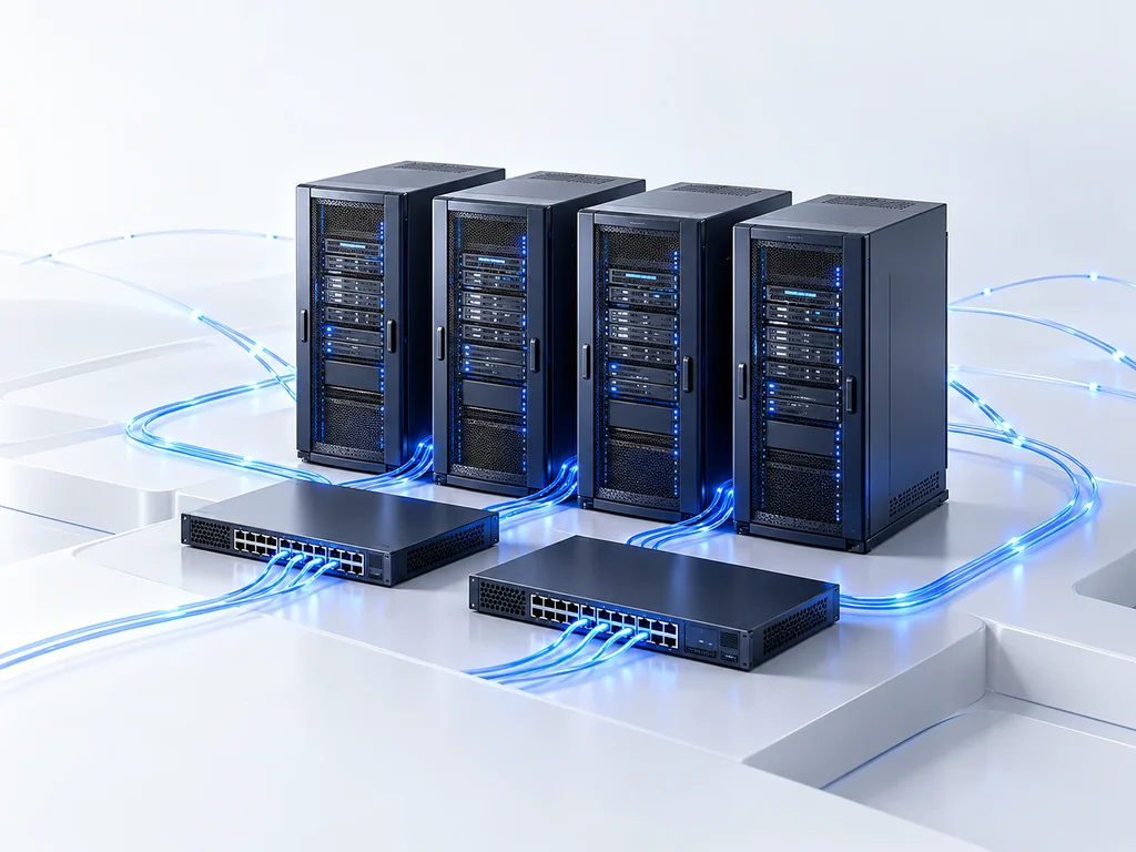 Illustrazione delle infrastrutture hosting e streaming collegate